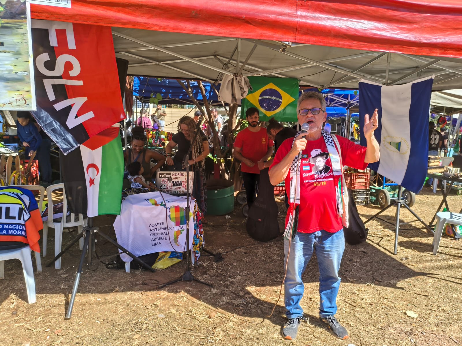 Ato contra o imperialismo em Brasília